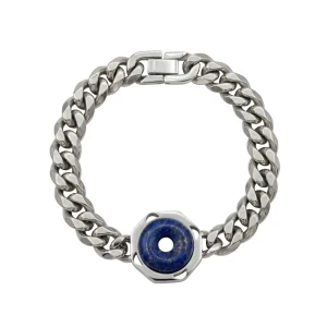 Bracciale  con pietra dura blu