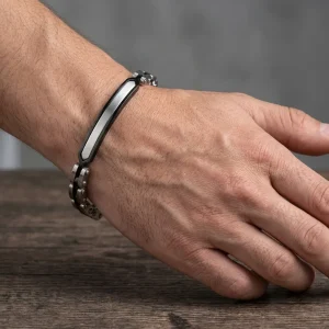 Modello Bracciale Piastrina Link